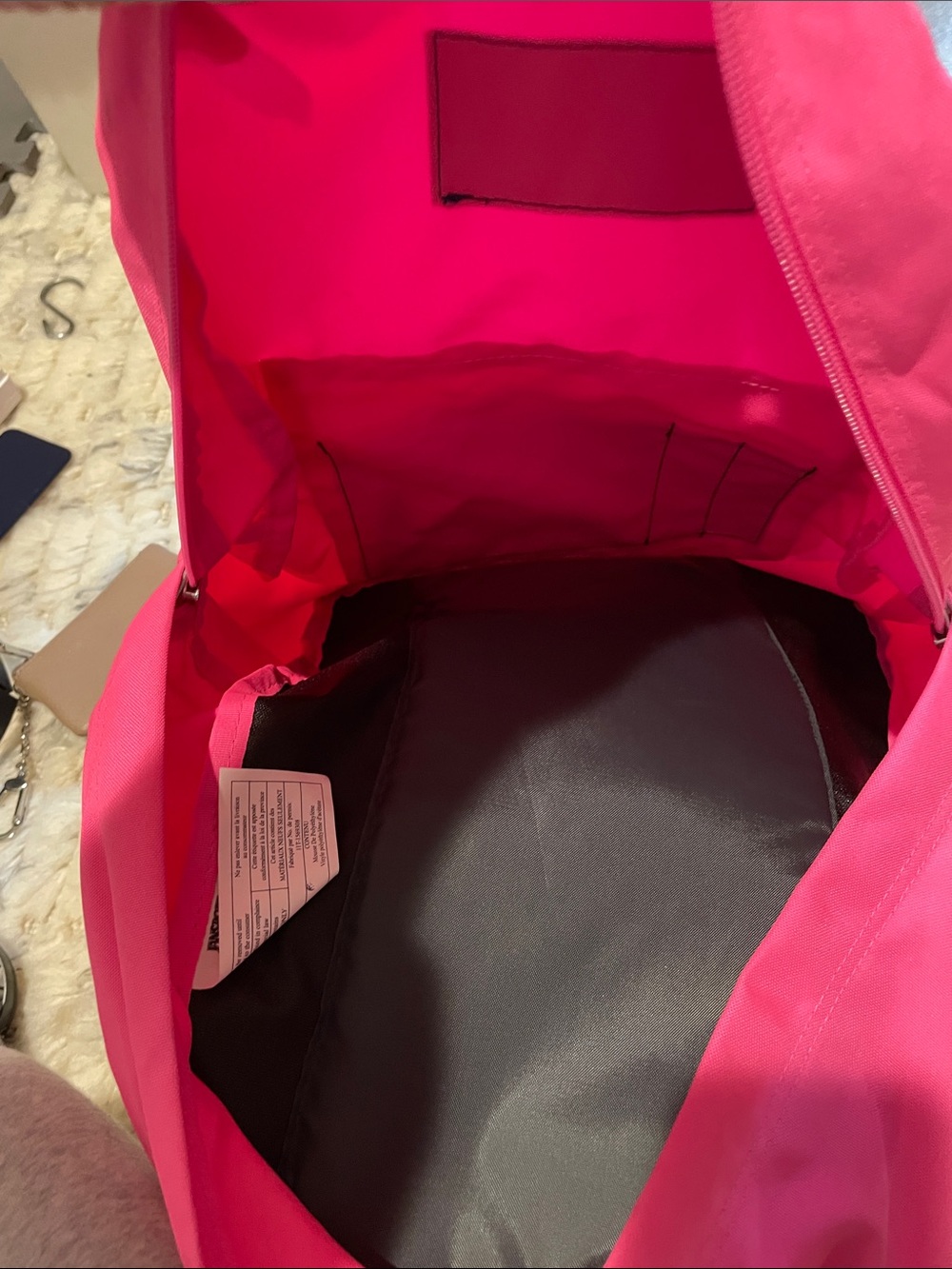 Jansport Bright Pink Everyday Backpack - Picture 4 of 9